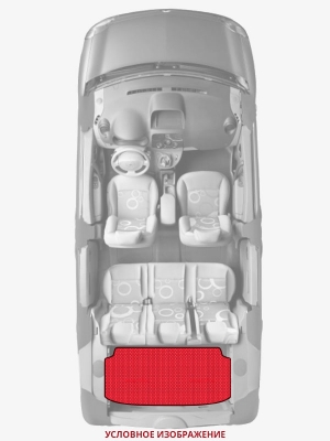 ЭВА коврики «Queen Lux» багажник для Dacia Duster (2G)